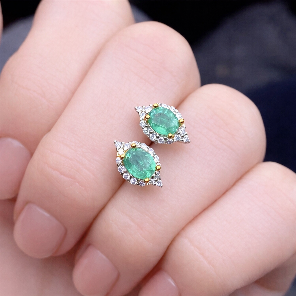 Ethereal Green Spark | S925 Silver