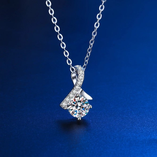 Aurelia Moissanite Pendant | S925 Silver