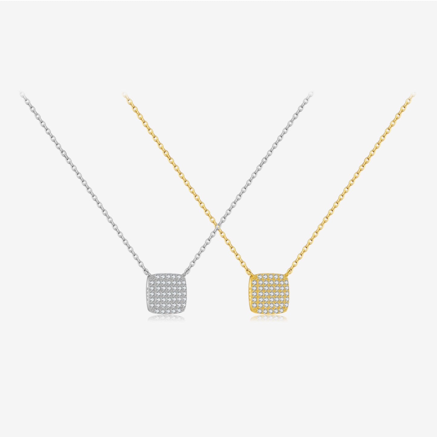 Serin Pave Necklace | S925 Silver