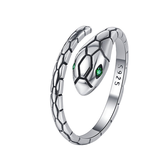 Verdant Eye Silver Ring | S925 Silver