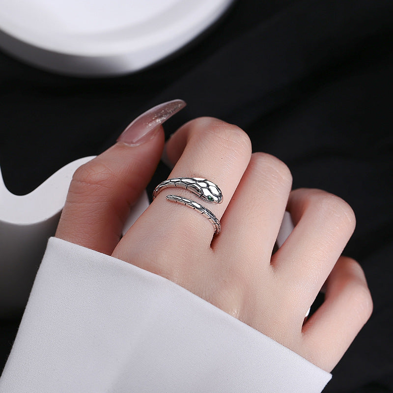 Verdant Eye Silver Ring | S925 Silver