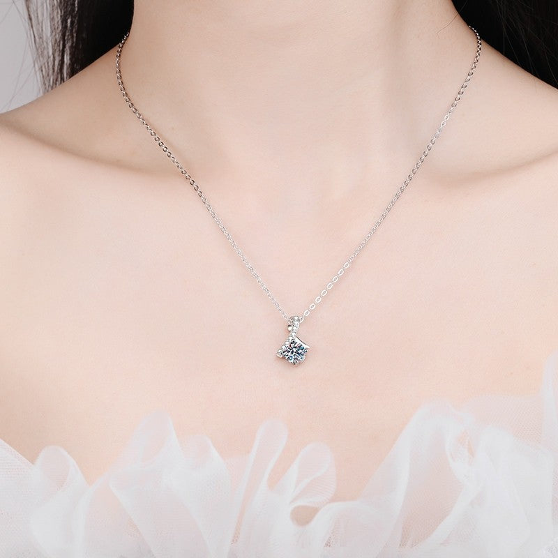 Aurelia Moissanite Pendant | S925 Silver