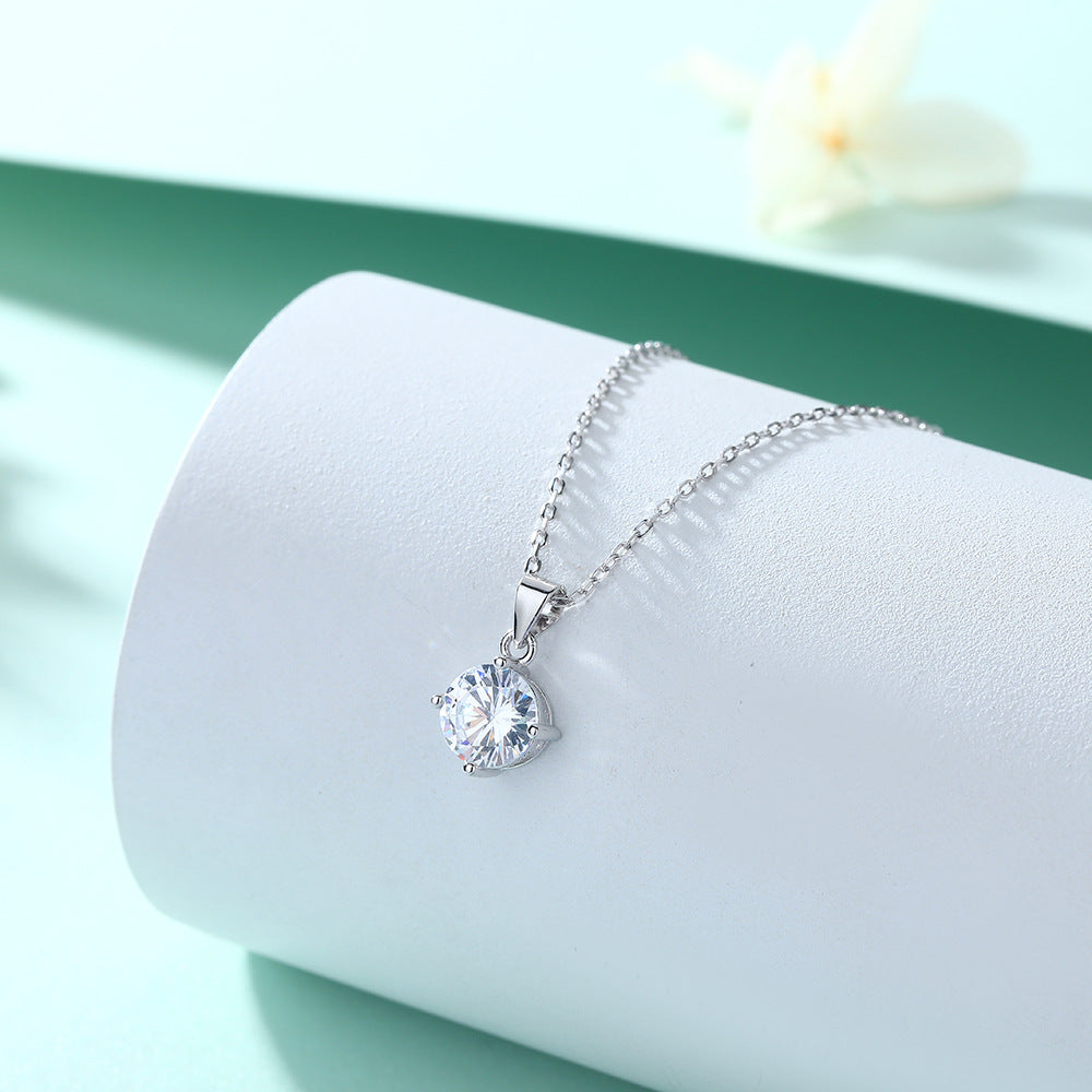 Crystal Whisper Necklace | S925 Silver
