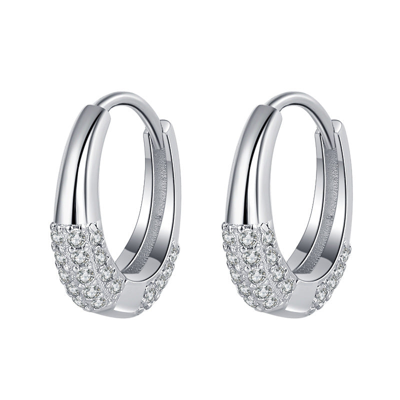 Noire Oval Spark | S925 Silver
