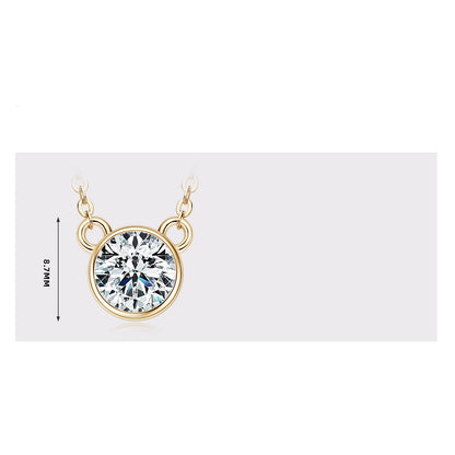Celeste Moissanite Pendant | S925 Silver