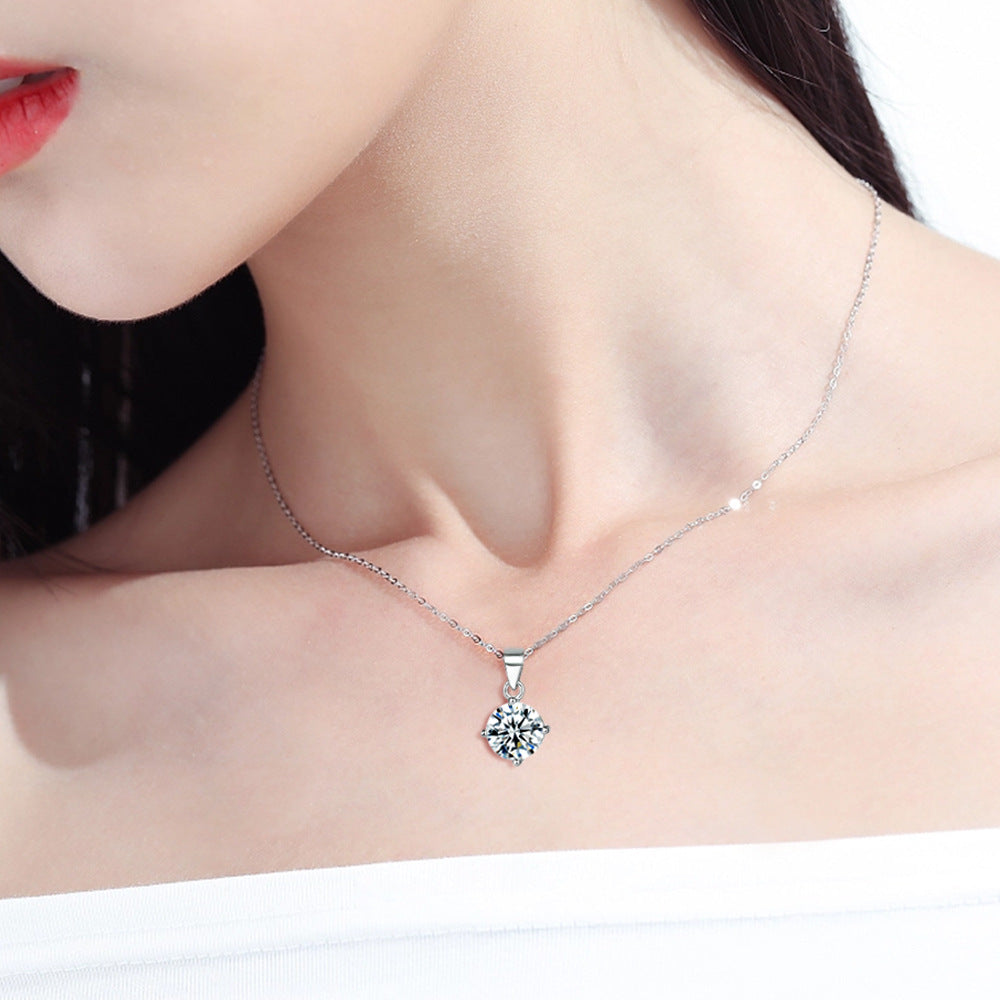 Crystal Whisper Necklace | S925 Silver