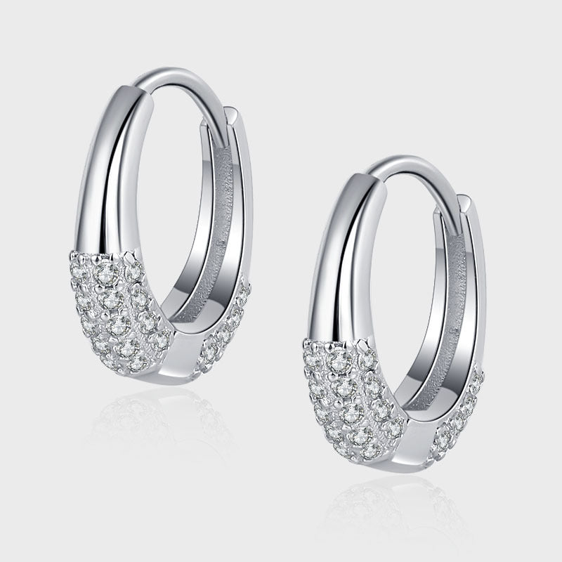 Noire Oval Spark | S925 Silver