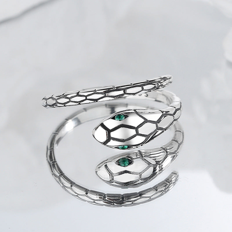 Verdant Eye Silver Ring | S925 Silver