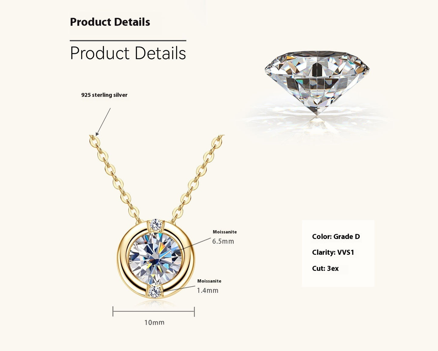 Pure Luna Necklace | S925 Silver