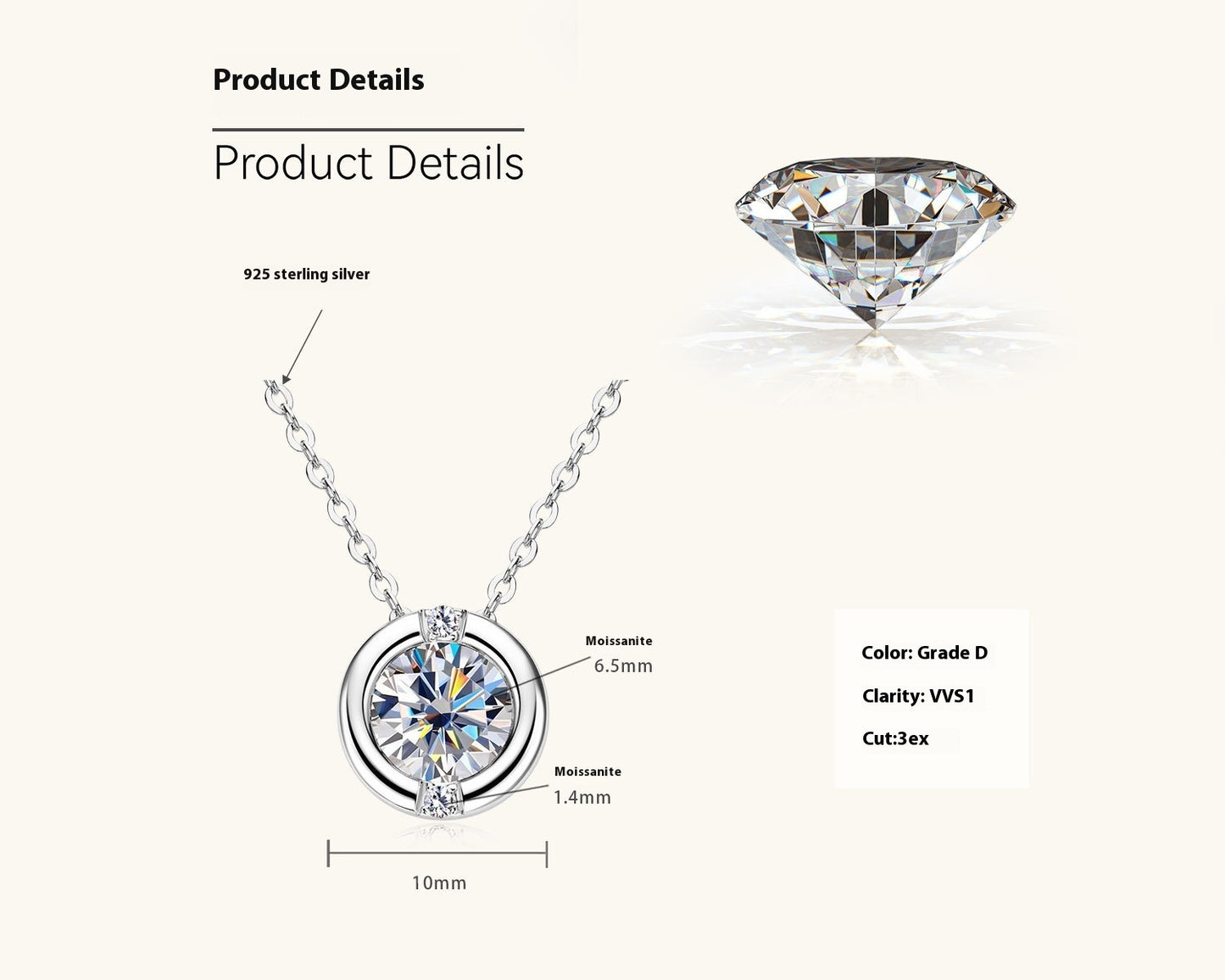 Pure Luna Necklace | S925 Silver