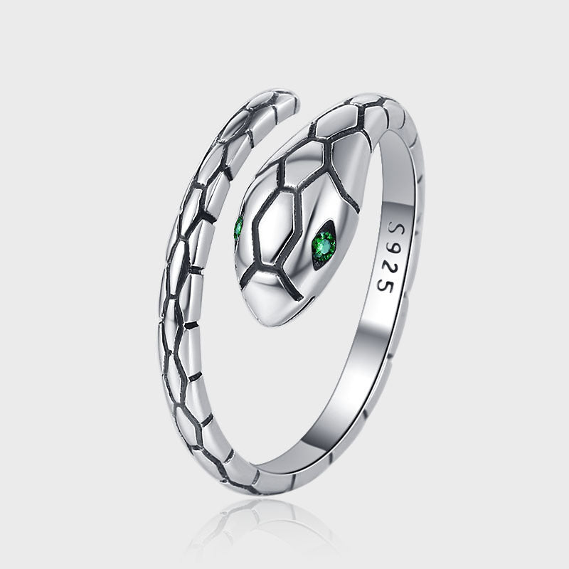 Verdant Eye Silver Ring | S925 Silver