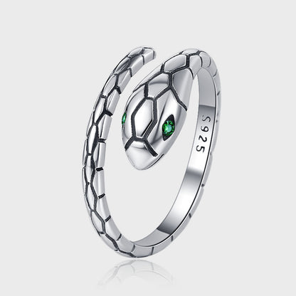 Verdant Eye Silver Ring | S925 Silver