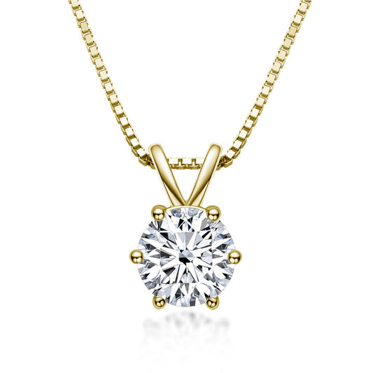 Celeste Moissanite Pendant | S925 Silver