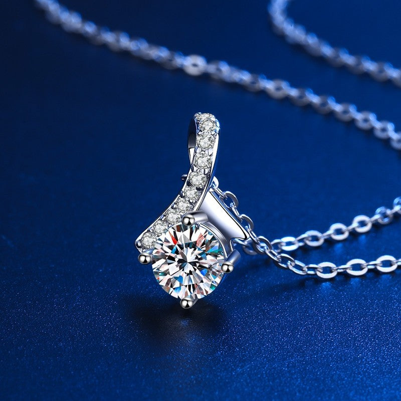 Aurelia Moissanite Pendant | S925 Silver