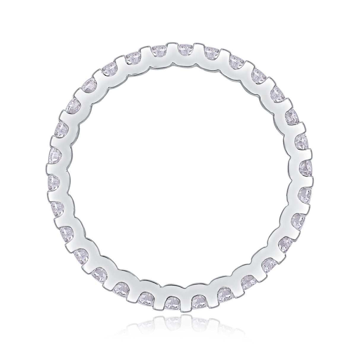Luna Moissanite Ring | Sterling Silver S925