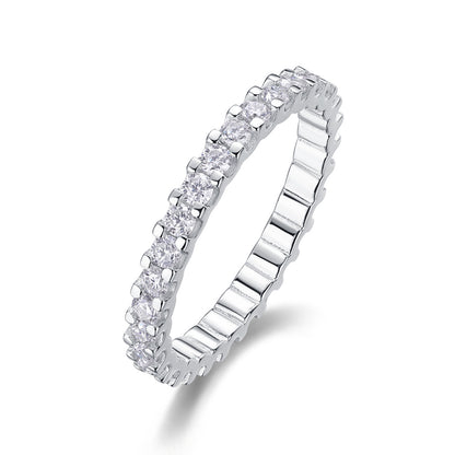 Luna Moissanite Ring | Sterling Silver S925