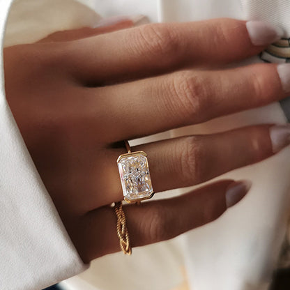 Aurora Ice Ring | Sterling Silver S925