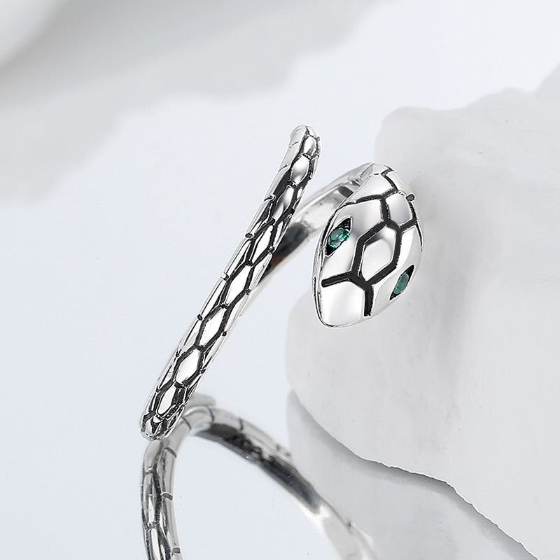 Verdant Eye Silver Ring | S925 Silver