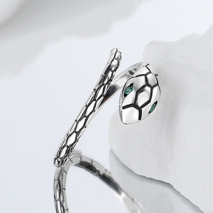 Verdant Eye Silver Ring | S925 Silver