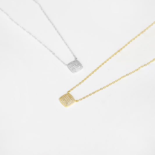 Serin Pave Necklace | S925 Silver
